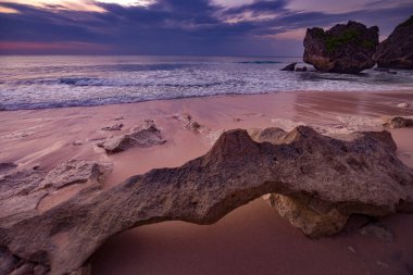  Labuan Sait Beach Bali Indonesia after sunset  clipart