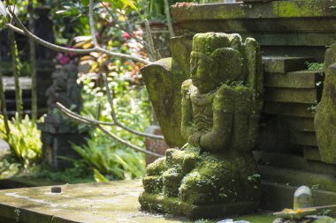 Hindu Tanrı ya da şeytan Ubud, Bali, Endonezya heykeli