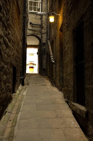 Staré Středověké Close Nebo Lane Edinburghu — Stock fotografie