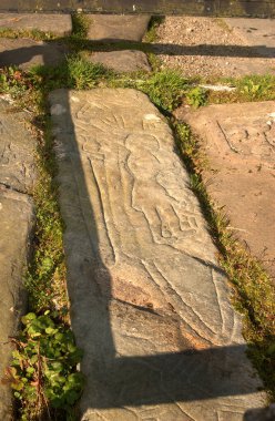 Rob Roy McGregor 'un Balquhidder, İskoçya' daki mezar taşı