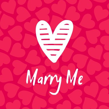 Vektör çizim desen beyaz el ile kalp ve birçok kalpleri arka plan üzerinde çizilmiş. Mutlu sevgililer günü tebrik kartlarınızı aşk kartı