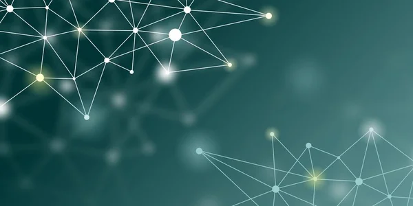 Soyut fütüristik kripto blockchain. Beyaz noktalar ve üçgen şekiller. Modern dijital teknoloji kavramı doku başlık sayfası veya web tasarımı için