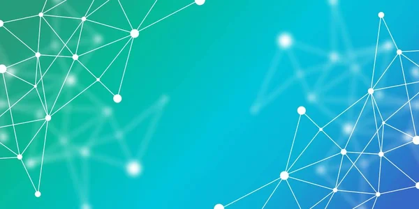 Soyut fütüristik kripto blockchain. Üçgenler halindeki nokta ve şekiller. Banner veya web tasarımı için modern dijital teknoloji konsept dokusu