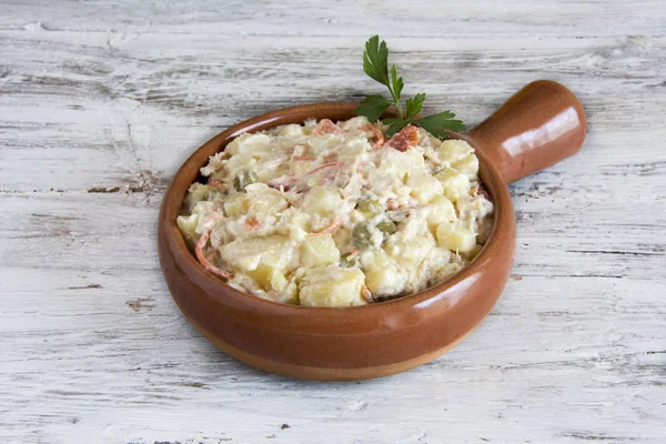Russian Salad Typical Spain Food — Stock Photo, Image