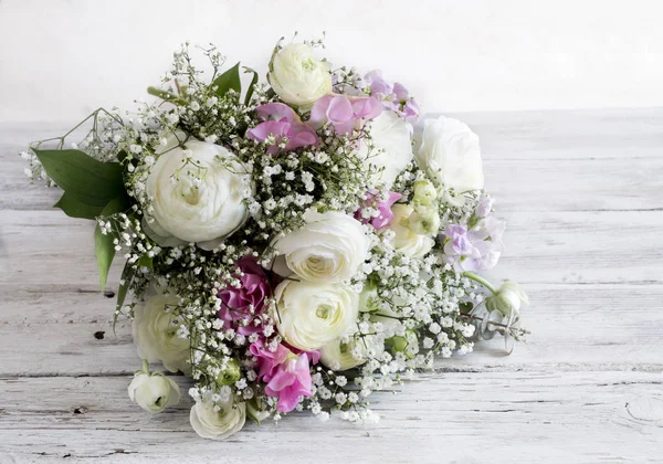 Buquê Flores Variadas Cores Diferentes — Fotografia de Stock