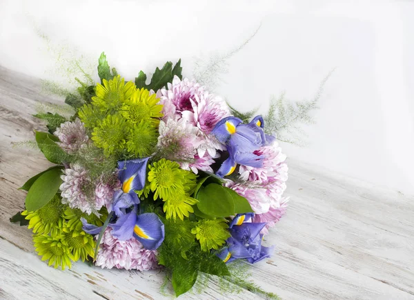 Bouquet Fiori Vari Diversi Colori — Foto Stock