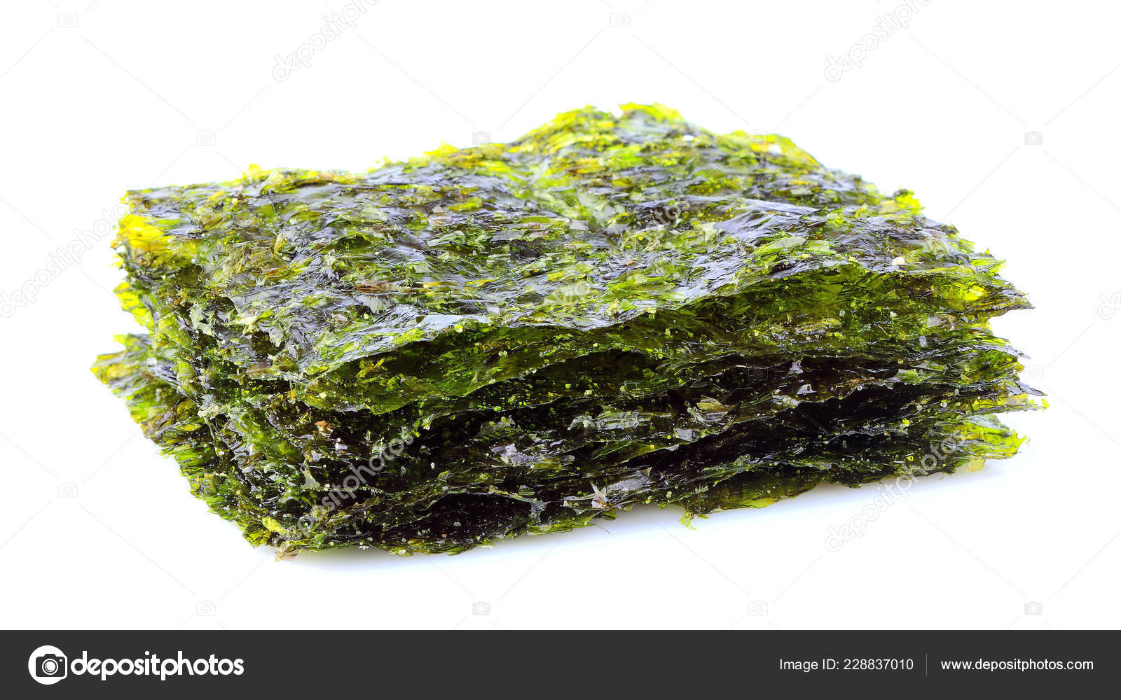 Algues Séchées Croustillantes Gros Jetons Nori Morceau De Feuille D'algues  Grillées. Concept D'alimentation Saine. Photo stock - Image du comestible,  nutrition: 223078212