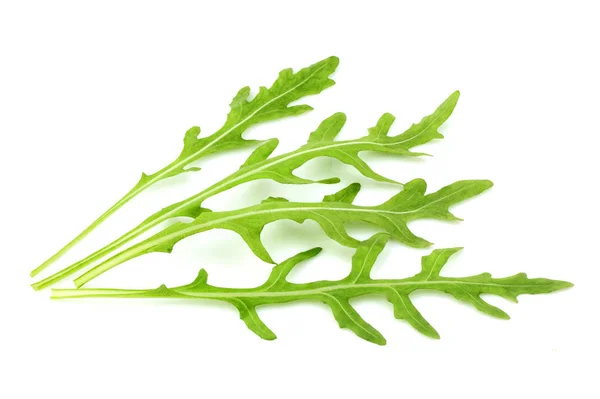 Fresh rucola or arugula leaf isolated. — Stock Photo, Image