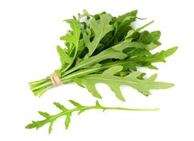Taze arugula demet izole.