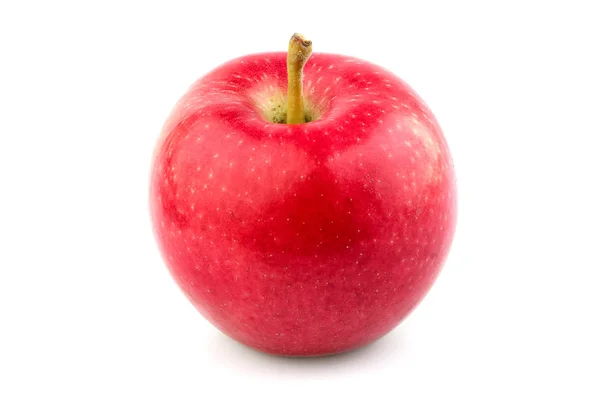 Свіже червоне яблуко ізольоване . — стокове фото