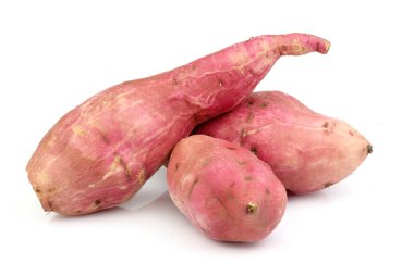 tatlı patates izole.