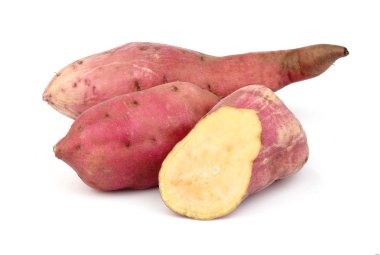 tatlı patates izole.