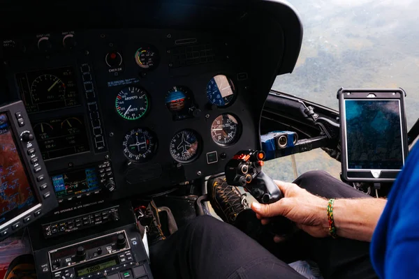 Kesilmiş Uçak Pilotu Paneli — Stok fotoğraf