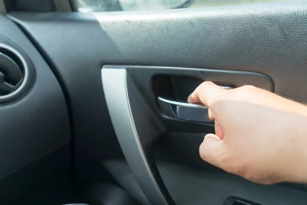 Manija Para Abrir Coche Desde Interior —  Fotos de Stock