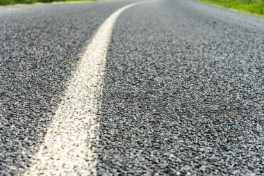 Lane ile çevre yolu. Metniniz için yer
