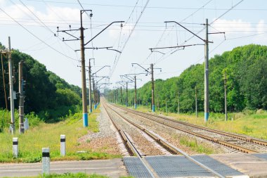 Demiryolu tren ve Elektrikli trenler için. Metniniz için yer.