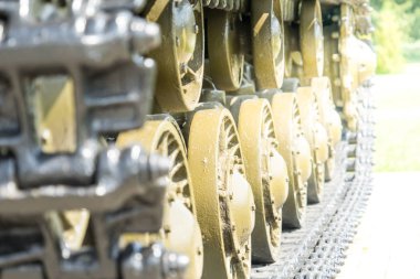 İkinci Dünya Savaşı sırasında fotoğraf caterpillar tank.