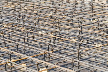 Güçlendirme Vakfı levhanın daha önce dökülen beton.