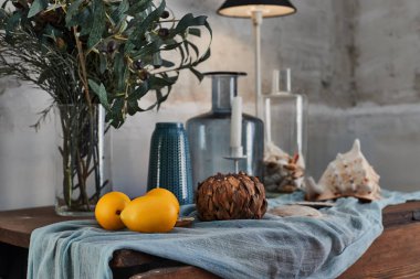 Eski masada Vintage kompozisyon