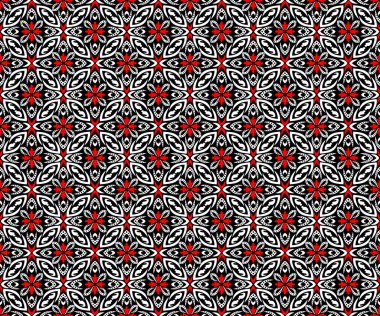 Parlak turuncu ve bej desenli pürüzsüz desen ve açık turkuaz arka planda girdaplar.