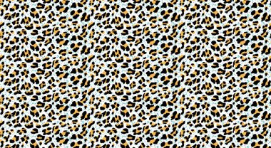Kusursuz El Çizimi Soyut Renkli Leopar Çita Cilt Vektörü Kravat Gradyan Arkaplanı