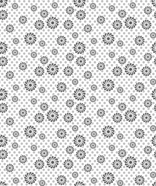 점들과 원들을 기하학적 패턴을 추상화하 회색과 흰색의 솔기없는 — 스톡 사진