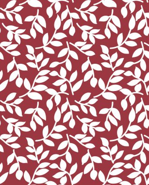 Renkli yaprak çiçekli arkaplan. Moda, kumaş ve açık bej arka plandaki tüm izler için desen..