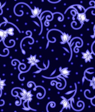 Çiçeksiz desenli, farklı çiçek ve yapraklı. Siyah-beyaz botanik çizim el boyaması. Tekstil baskısı, kumaş örneği, ambalaj kağıdı..