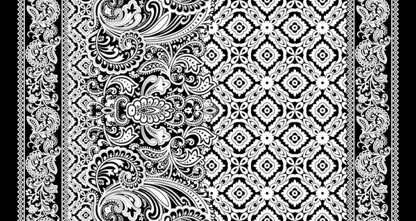 Amazing Fabric Abstract Background Půltón Květiny Kytice Květinové Ilustrace Botanické — Stock fotografie