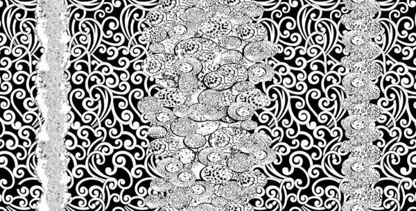 Абстрактный Фон Удивительной Ткани Букет Полутонов Цветочная Иллюстрация Ботанический Фон — стоковое фото