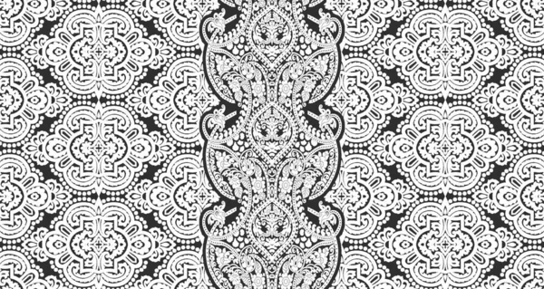 Amazing Fabric Abstract Background Půltón Květiny Kytice Květinové Ilustrace Botanické — Stock fotografie