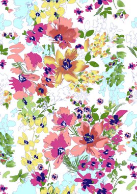 Çiçeksiz desen, doku etkisi. Hint süsü. Vektör dekoratif çiçekler ve Paisley. Etnik tarzda. Tasarım. Modern, moda.