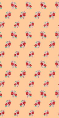 Çiçeksiz desen, doku etkisi. Hint süsü. Vektör dekoratif çiçekler ve Paisley. Etnik tarzda. Tasarım. Modern, moda.