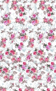 Çiçeksiz desen, doku etkisi. Hint süsü. Vektör dekoratif çiçekler ve Paisley. Etnik tarzda. Tasarım. Modern, moda.