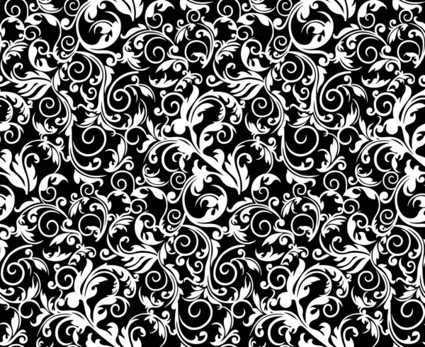 Damask süslemesiz desen. Eski, renkli, ışıltılı bir arka plan. Antika barok Viktorya tarzı lüks süs. Güzel çiçekler, yapraklar. Duvar kağıtları ve kumaş için dekoratif tasarım