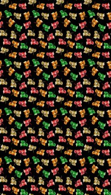 Süslü desenli, dikişsiz desen, doku efekti. Hint süsü. Dekoratif çiçekler ve Paisley. Etnik tarzda. Tasarım. Modern, moda.