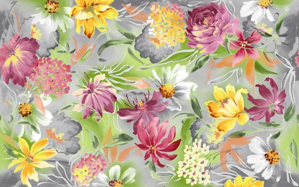 Çiçeksiz desen, doku etkisi. Hint süsü. Vektör dekoratif çiçekler ve Paisley. Etnik tarzda. Tasarım. Modern, moda.