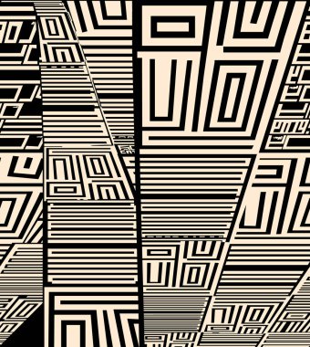 Üçgenli ve rastgele noktalı deco geometrik desen. Web, baskı, duvar kağıdı, ev dekorasyonu, moda kumaşı, tekstil duvar kağıdı, web sitesi veya davet arkaplanı