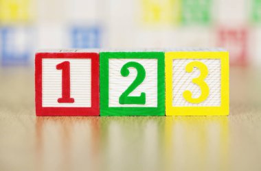 Alfabe Yapı Taşlarında 123 Rakamı