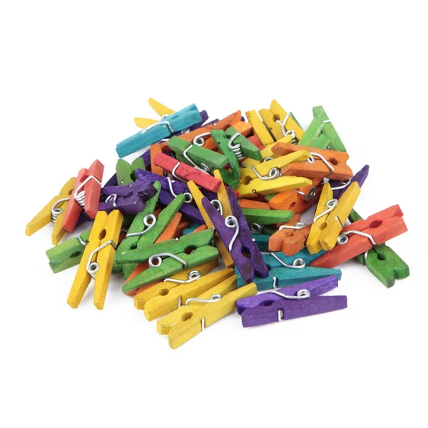 Pile of Colorful Pegs — Stock Photo, Image