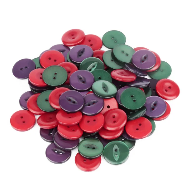 Pile of Colorful Buttons — Stock Photo, Image