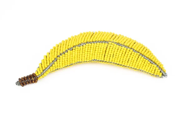 Beaded Wire Banaan Knipsel — Stockfoto