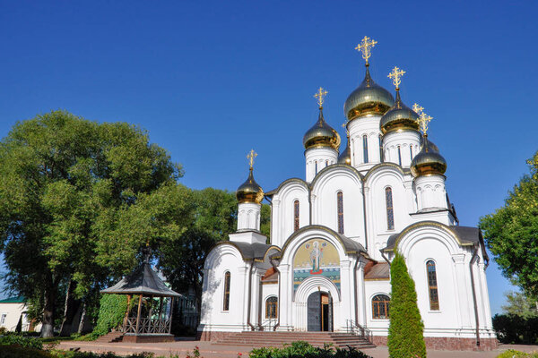 St. Nicholas Cathedral of St. Nicholas monastery in Pereslavl-Zaleskiy. Golden ring of Russia