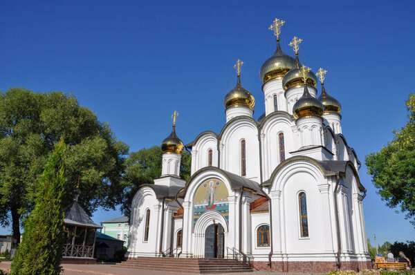 St. Nicholas Cathedral in Pereslavl Zalessky. St. Nicholas Convent. Russia