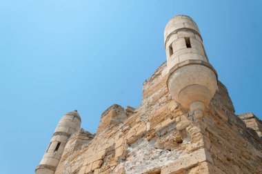 Enikale, Kırım 'daki Eni-Kale Kalesi, Kerch Boğazı, Türkler tarafından XVIII. Yüzyılın başlarında inşa edilmiş, Kerch, Kırım..