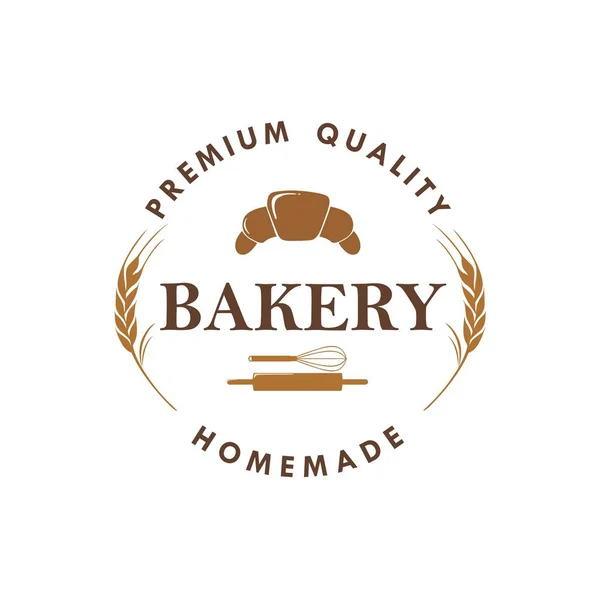 Bakery Dessert Logo Sign Template Emblem Flat Vector Design Stock ...