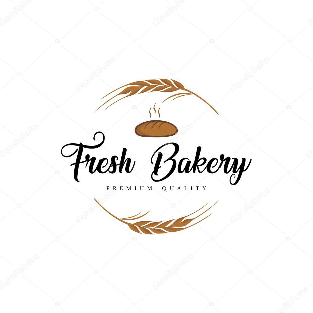Bakery and Dessert Logo, Sign, Template, Emblem, Flat Vector Design