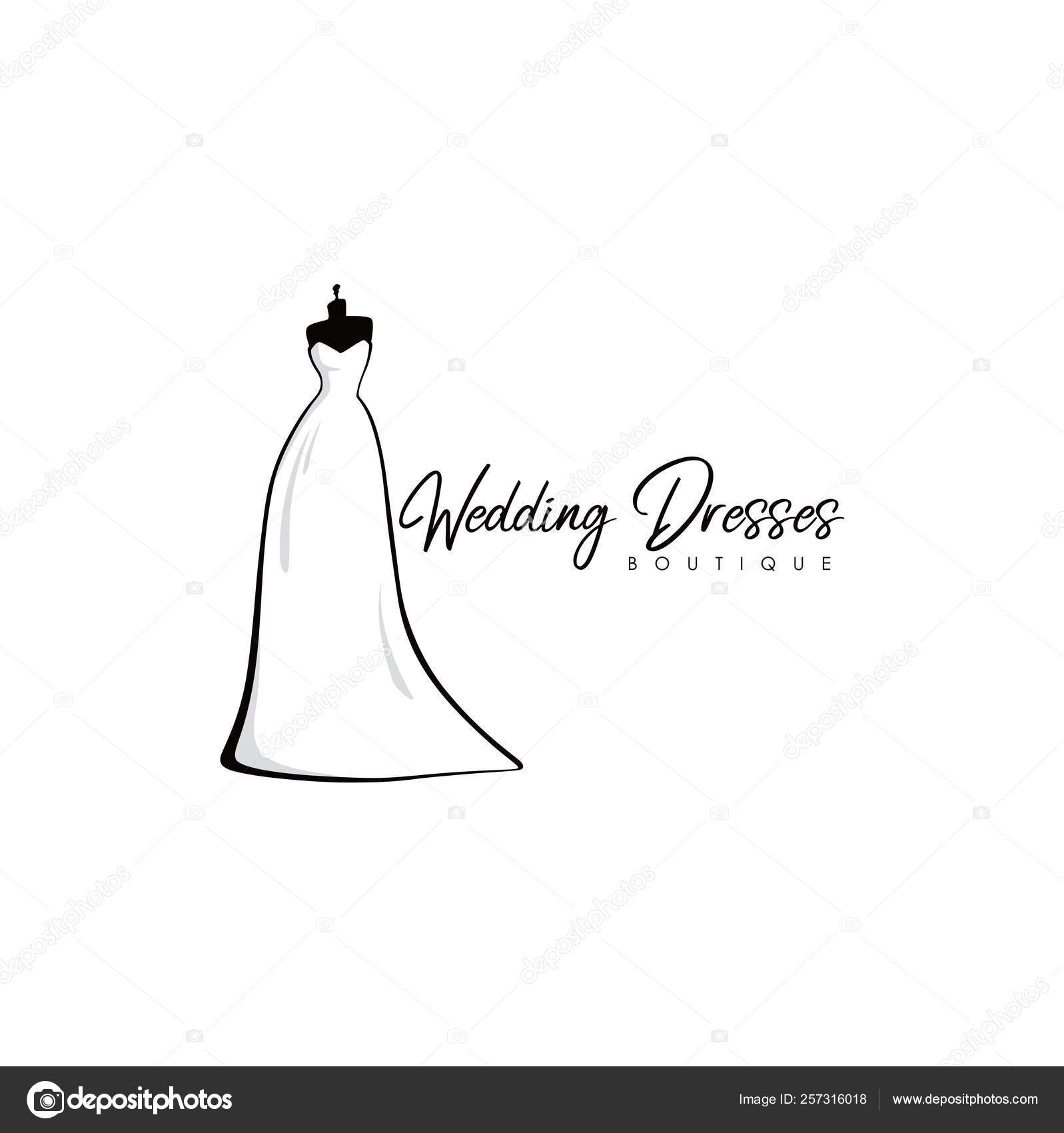 Bridal Boutique Logos Monochrome Bridal Boutique Logo Wedding
