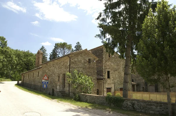 Gubbio Městský Hrad — Stock fotografie