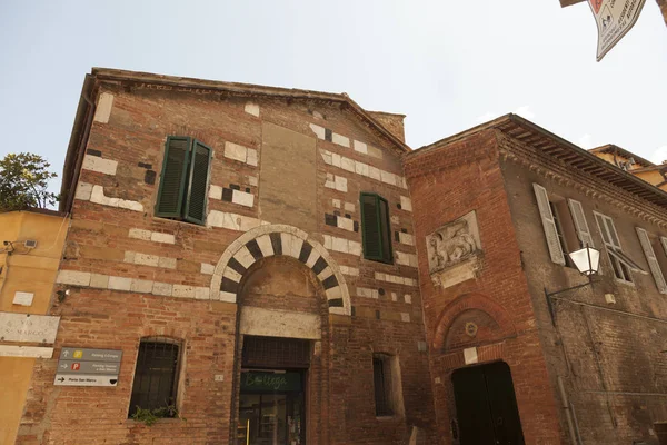 Relazione Della Città Gimignano — Foto Stock